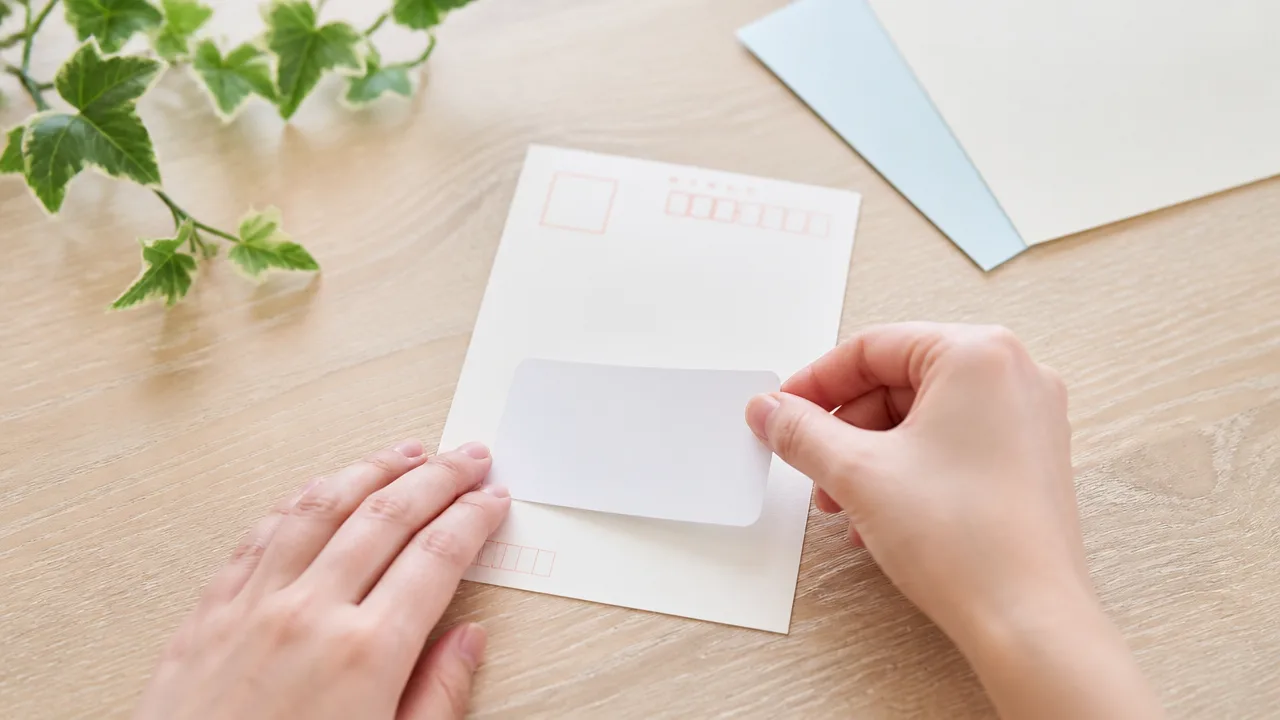 はがきの内容を隠すシールは100均にある？売り場と選び方を解説