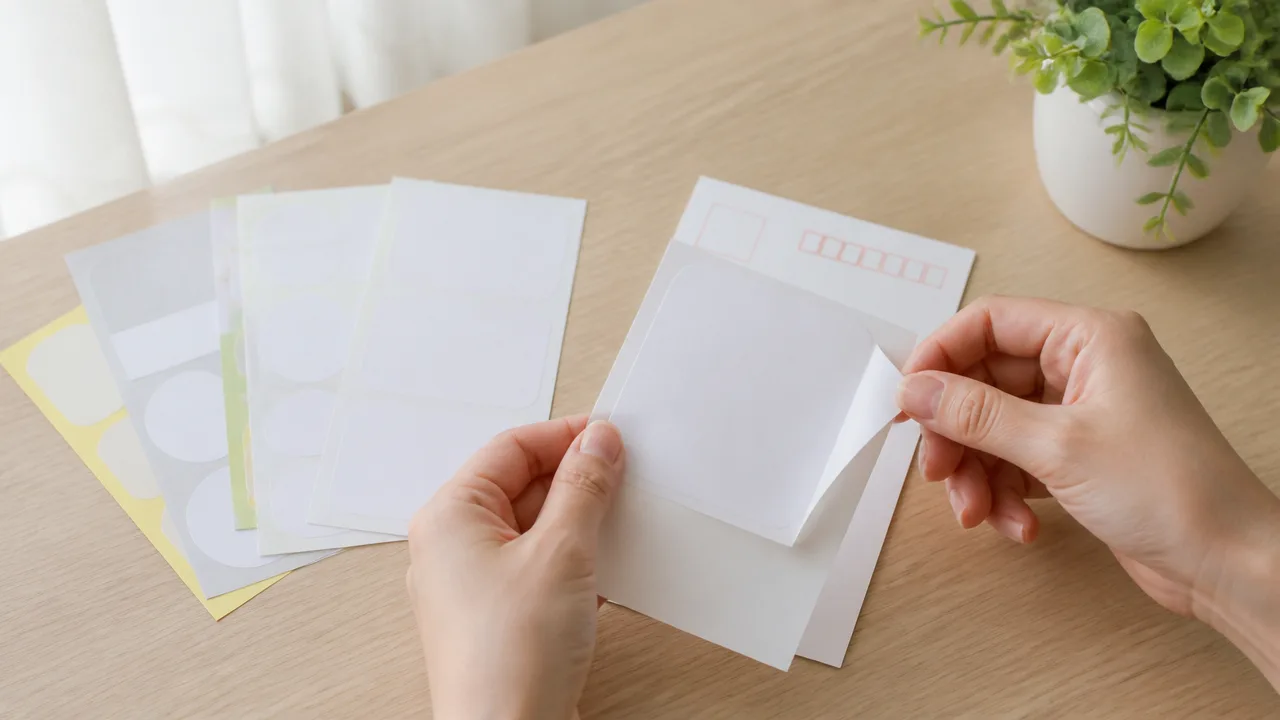 はがきの内容を隠すシールは100均にある？売り場と選び方を解説
