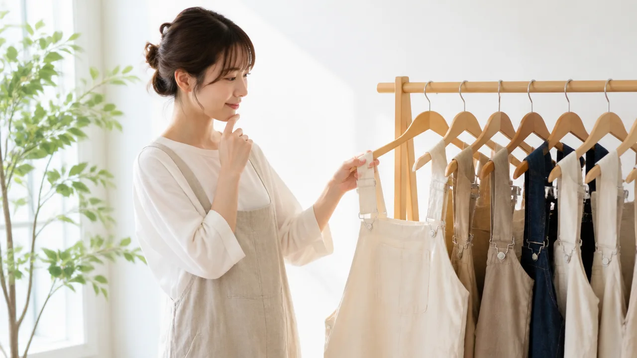 サロペットの肩紐が落ちるときの対策7選！簡単な直し方も紹介