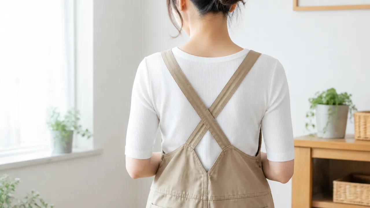 サロペットの肩紐が落ちるときの対策7選！簡単な直し方も紹介