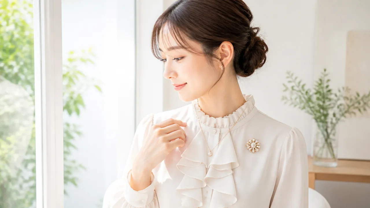 ブローチとネックレス両方つけるのは変?上品な組み合わせのコツ