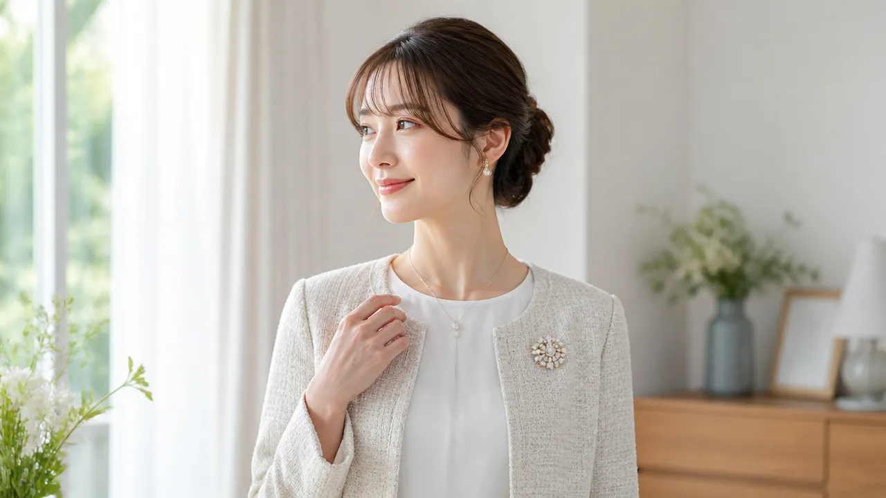 ブローチとネックレス両方つけるのは変?上品な組み合わせのコツ